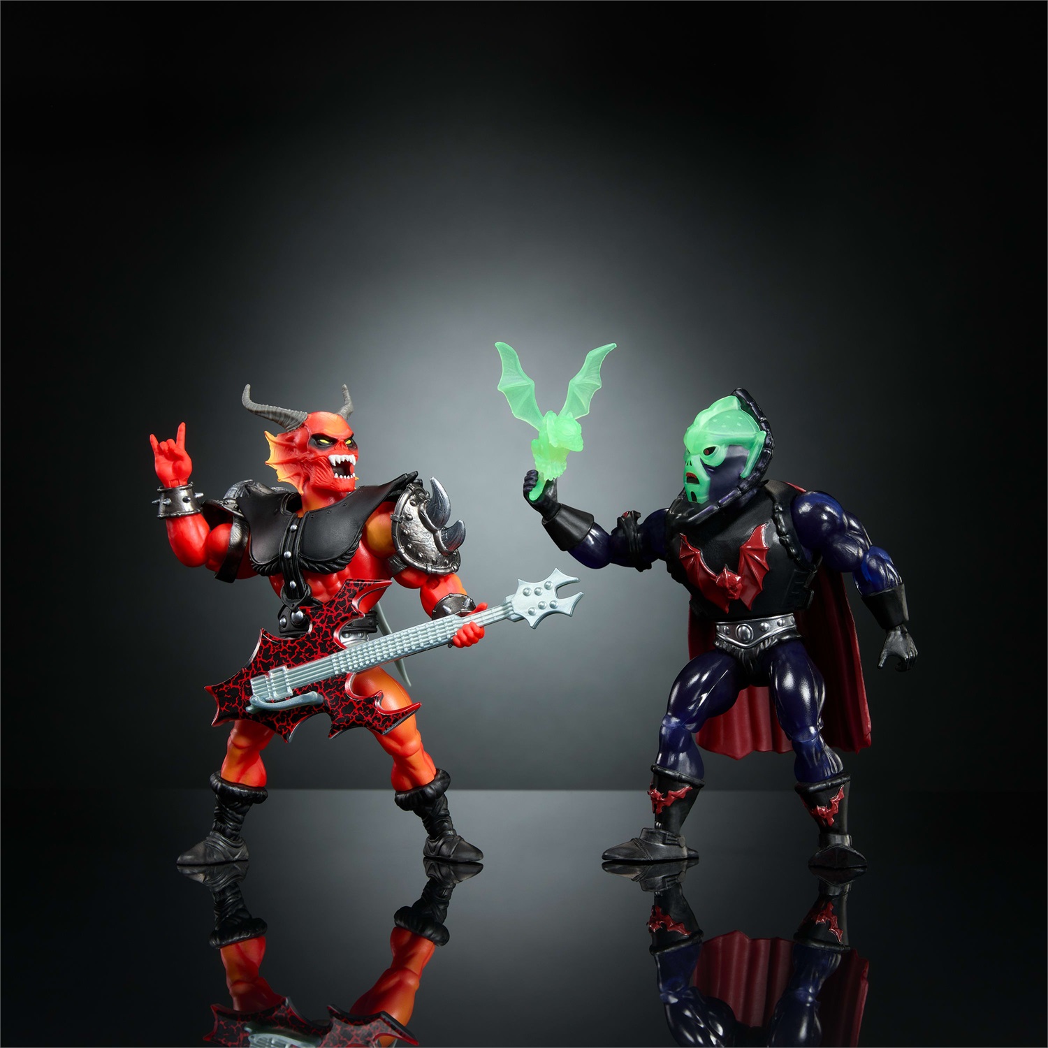 MATTEL Masters of the Universe x Stranger Things - Action Figure 2-Pack Hordak & Hellfire-Man, 14 cm, con accessori