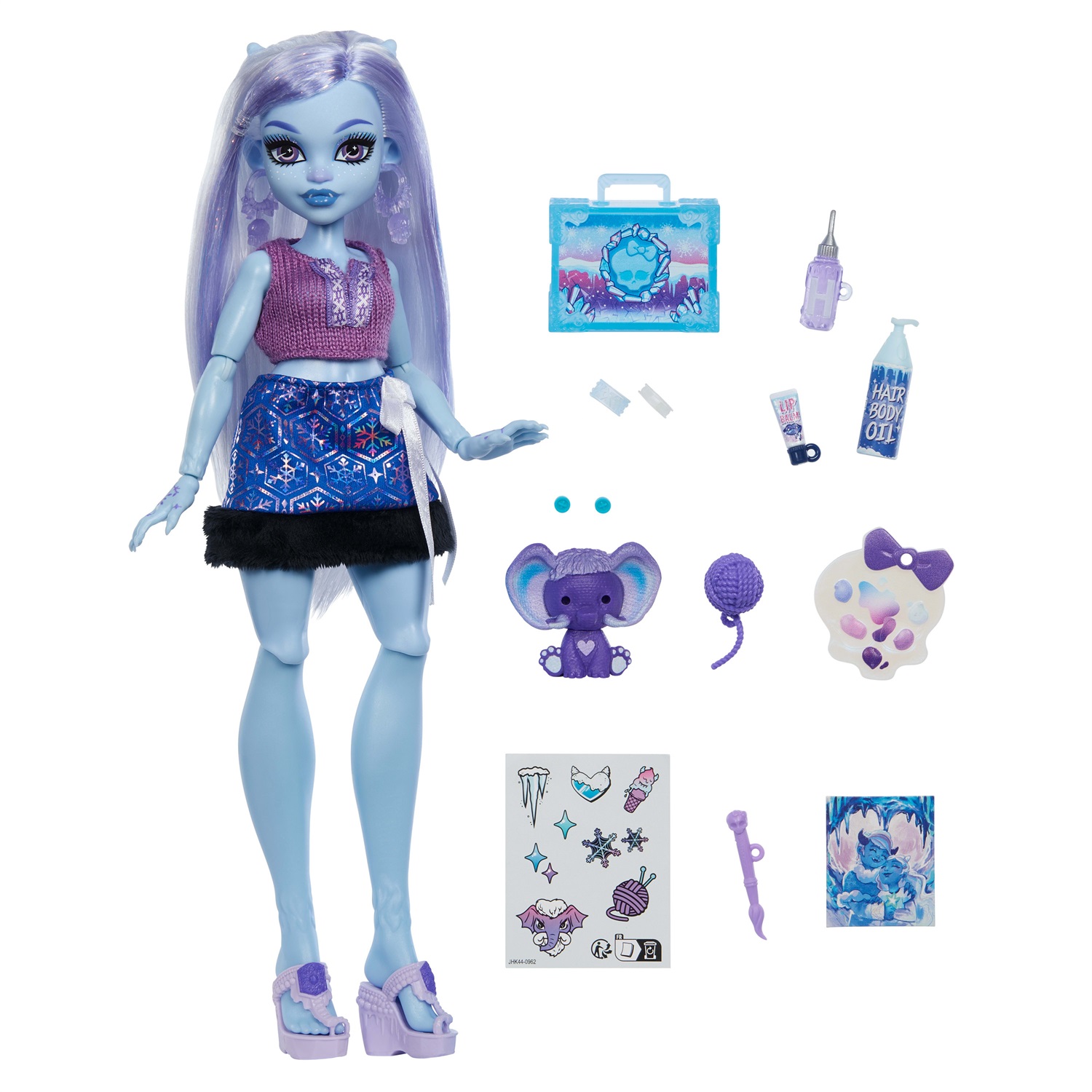 Monster High Abbey Bominable - Bambola con 13 Accessori e Temi Creativi per Bambini 4