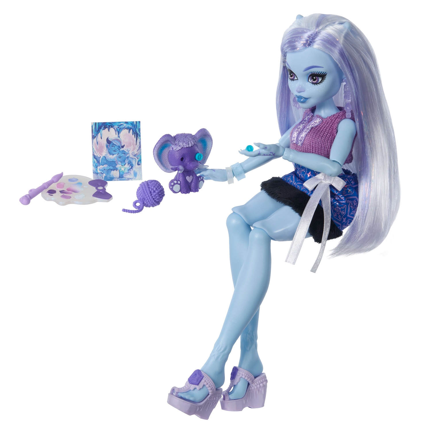 Monster High Abbey Bominable - Bambola con 13 Accessori e Temi Creativi per Bambini 4