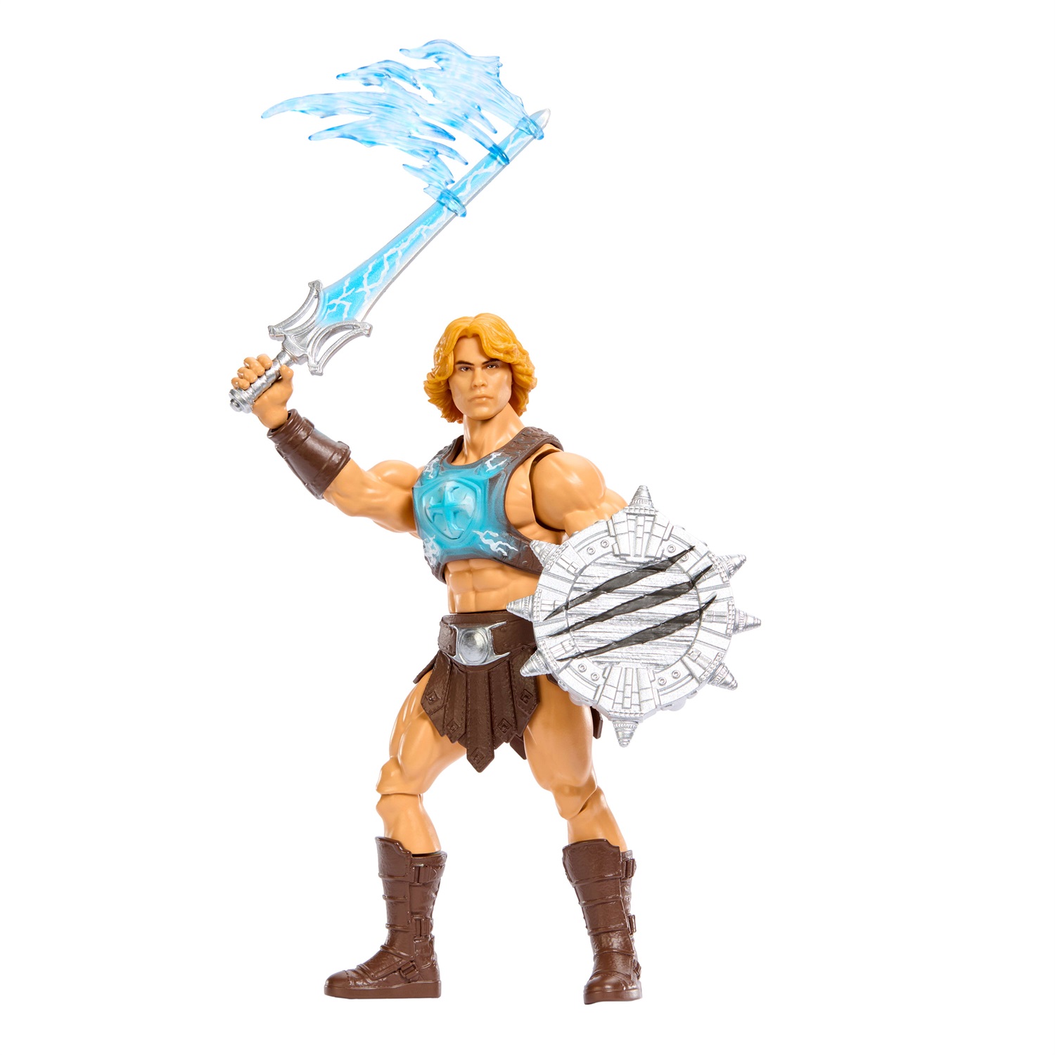 Mattel Masters of the Universe - He-Man Action Figure con Movimento di Rotazione e Colpo di Spada del Potere, 6 anni
