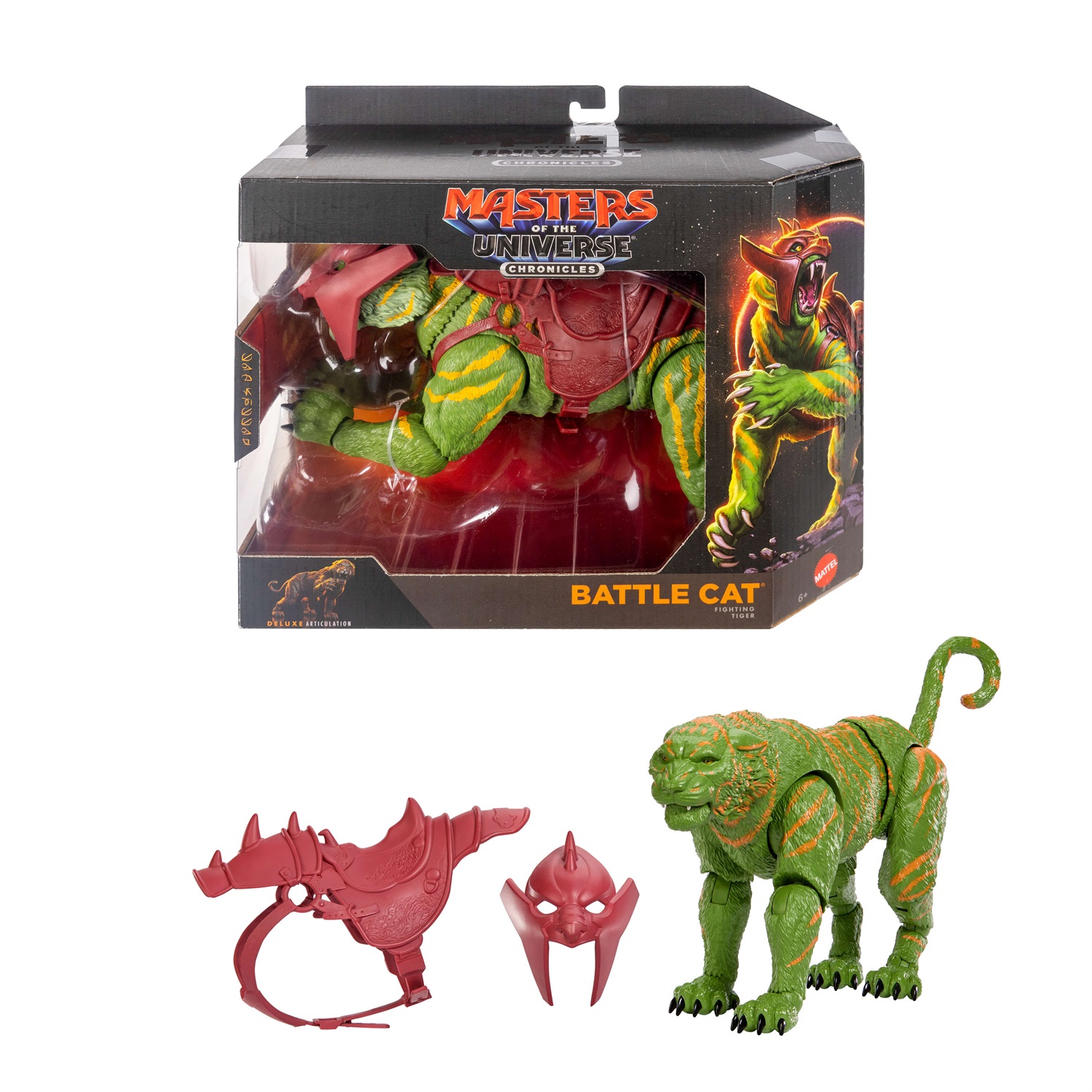 Mattel Masters of the Universe Chronicles - Gatto da Battaglia, action figure 17 cm ispirata al film del 2026