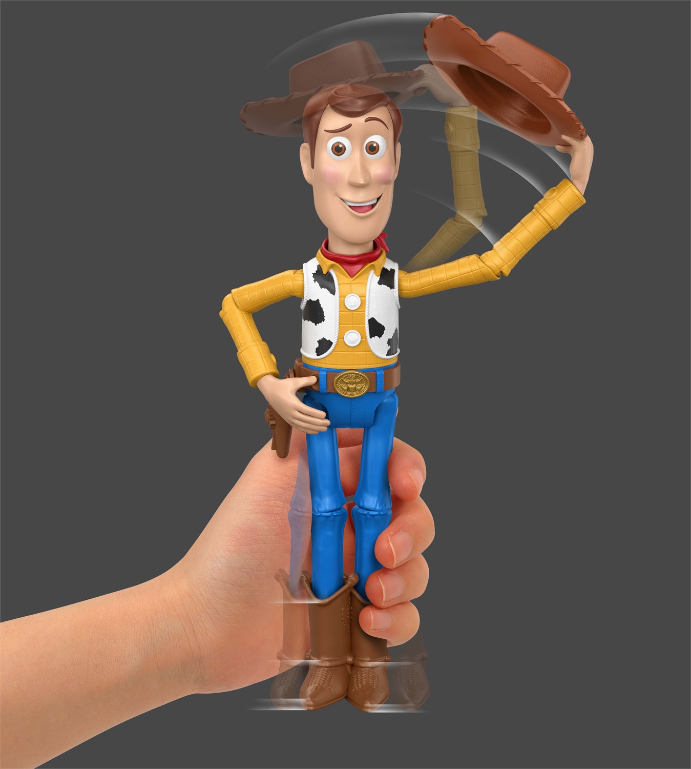 Mattel Woody Toy Story 5 - Action Figure 30cm con 14 Articolazioni Mobili e Funzione di Saluto
