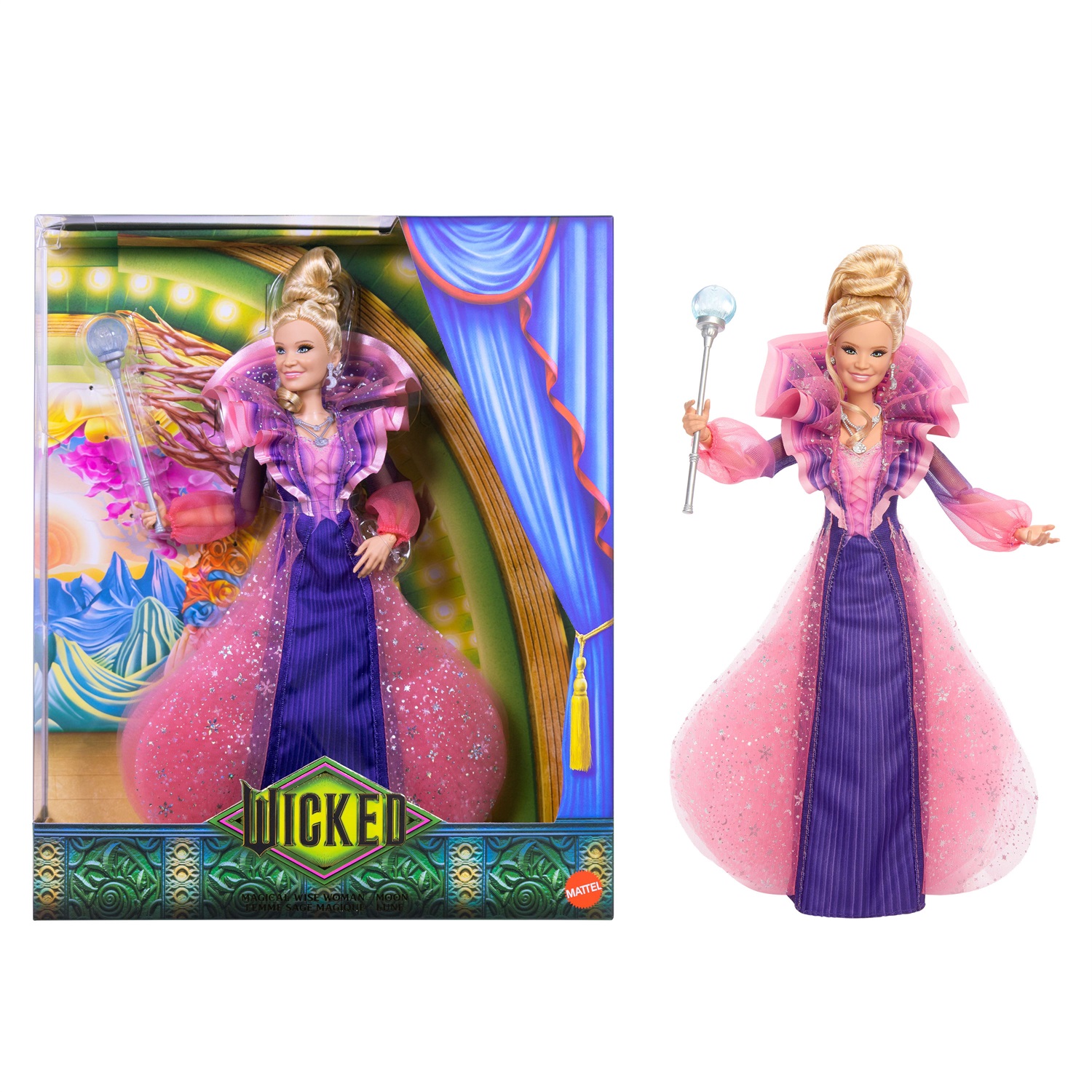 Mattel JLG42 Bambola di Moda Wicked - Donna Saggia Magica Luna, 290 mm, Multicolore, per Bambine dai 6 Anni