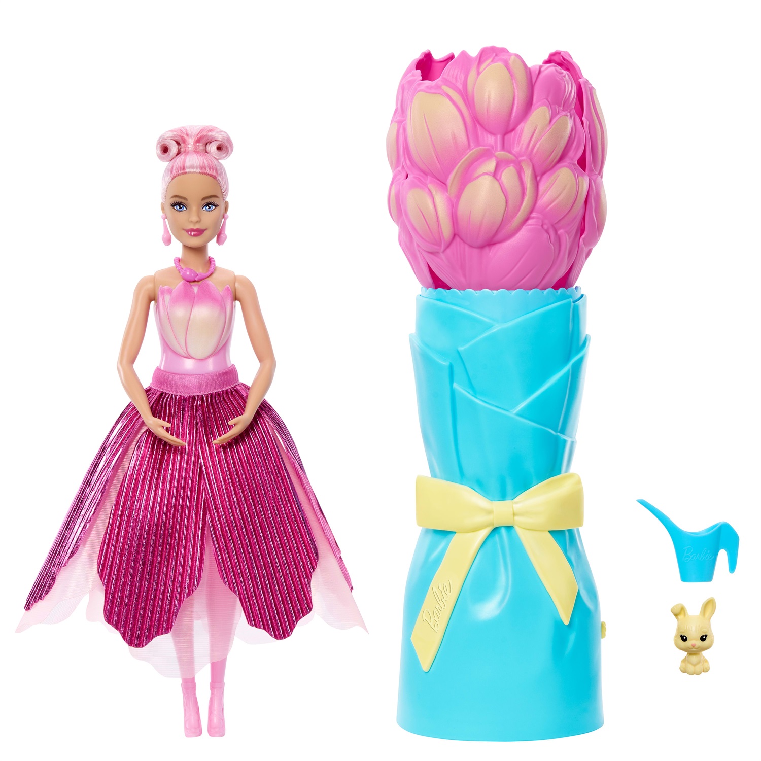 Barbie Flower Reveal - Bambola Profumata con Abito Floreale e Bouquet a Sorpresa