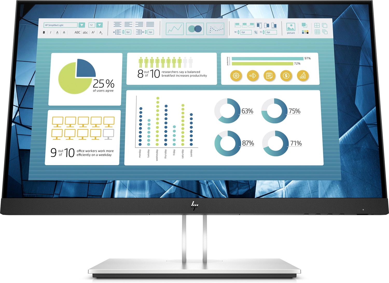 HP E-Series E22 G4 Monitor 21.5