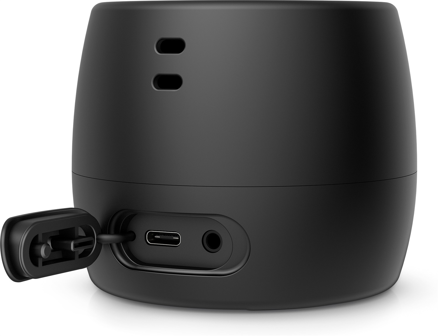 HP Bluetooth Speaker 360 - Altoparlante Portatile Nero con Microfono, Bluetooth 5, AUX 3.5 mm, Ricarica USB-C, Resistente ad Acqua e Polvere