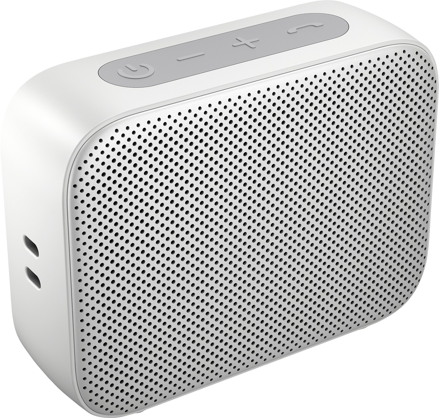 HP 350 Bluetooth Speaker - Altoparlante Portatile Argento con Microfono, Bluetooth 5, AUX 3.5 mm, Ricarica USB-C, Resistente ad Acqua e Polvere
