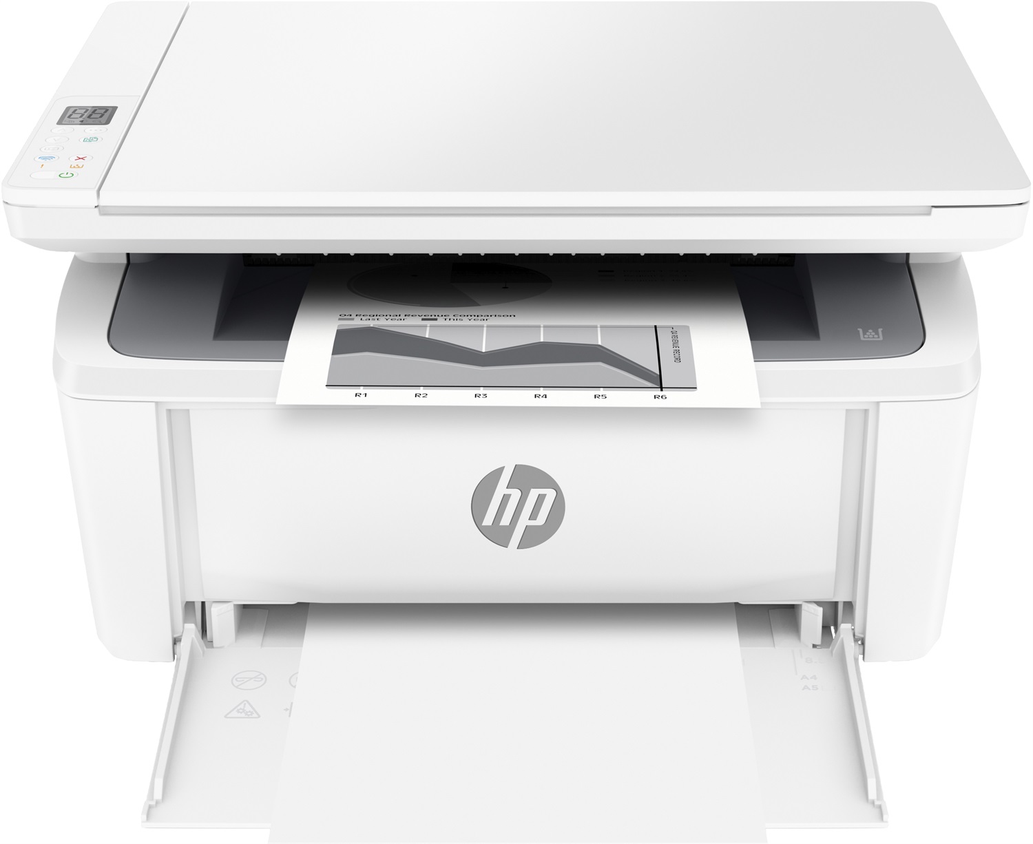 HP LaserJet M140w - Stampante Multifunzione Laser A4 Bianco e Nero, Stampa, Copia, Scansione, Wi-Fi, 20 ppm, 600 x 600 DPI