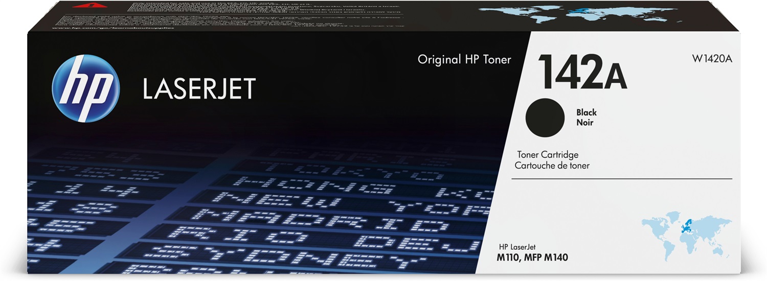 HP Cartuccia toner nero originale LaserJet 142A W1420A - 950 pagine, compatibile con LaserJet M110w, M110we, MFP M140w, MFP M140we