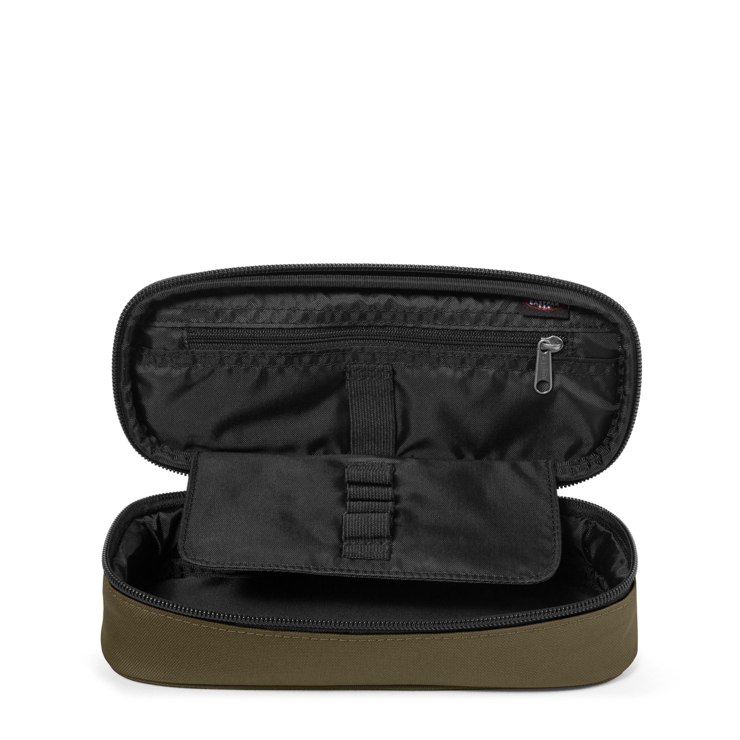 Eastpak Oval Single Astuccio - Army Olive (Verde) con scomparto unico e passanti per penne