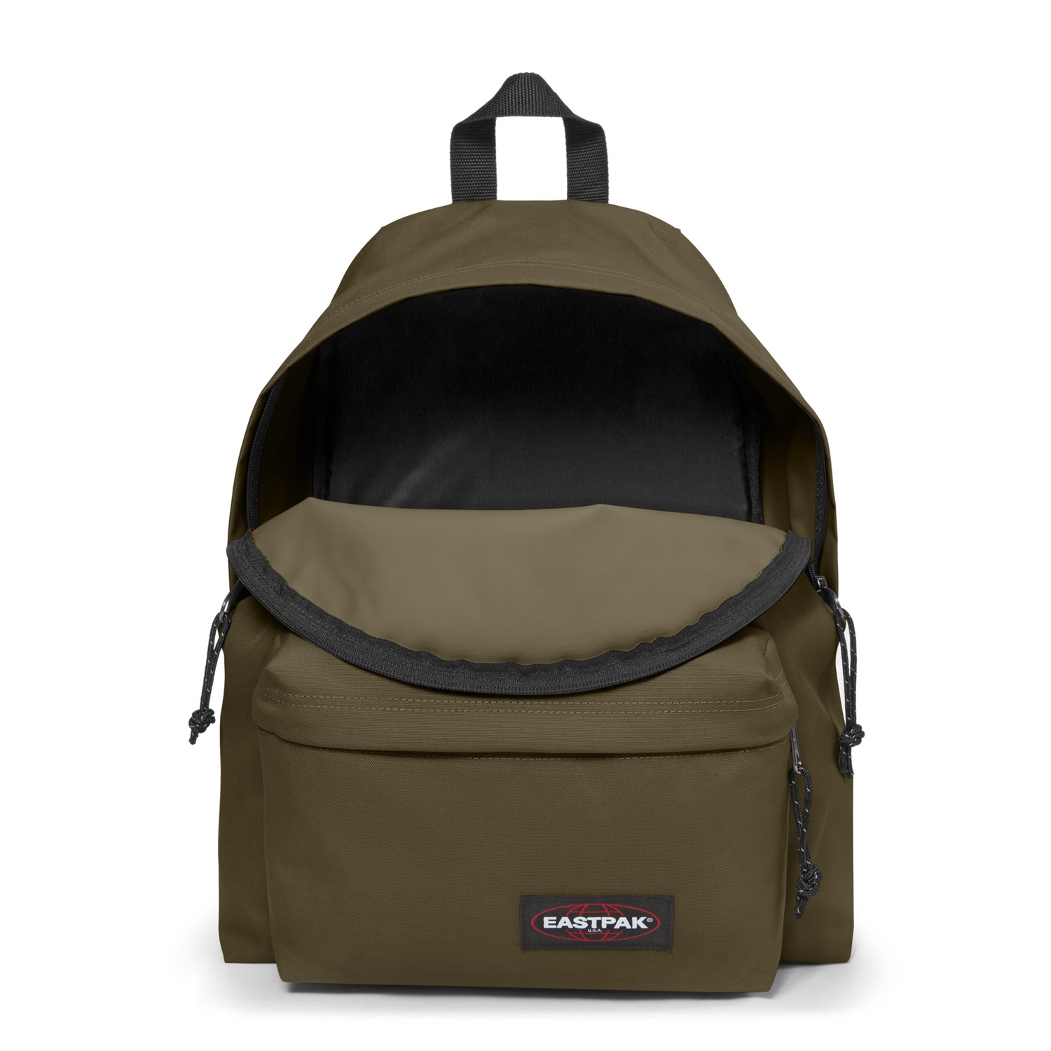 Eastpak Padded Pak'R Zaino 24L Army Olive - 100% Poliestere, Scomparto Frontale, Schienale Imbottito