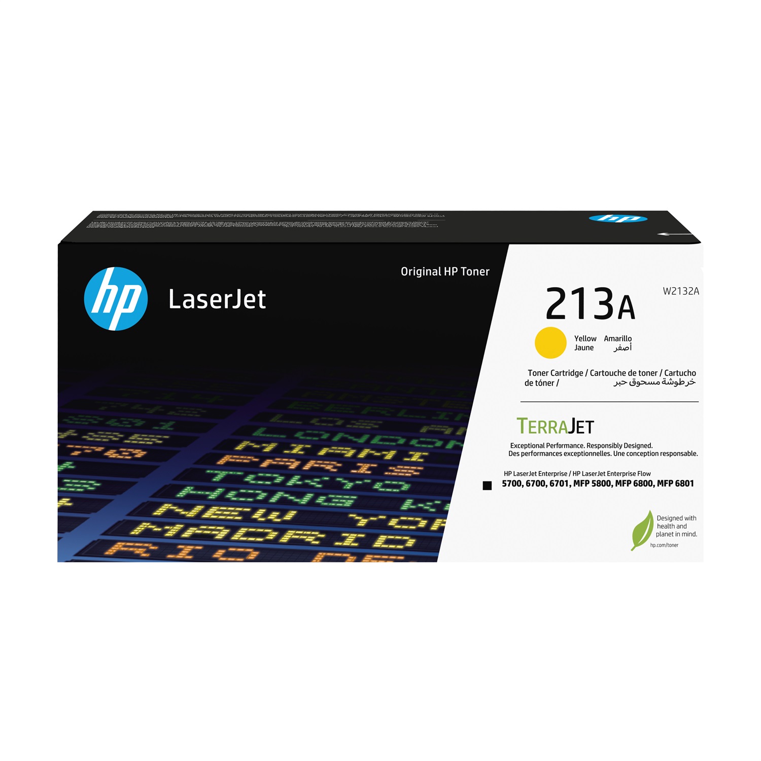 HP Cartuccia Toner Originale Giallo W2132A 213A - Fino a 3000 Pagine
