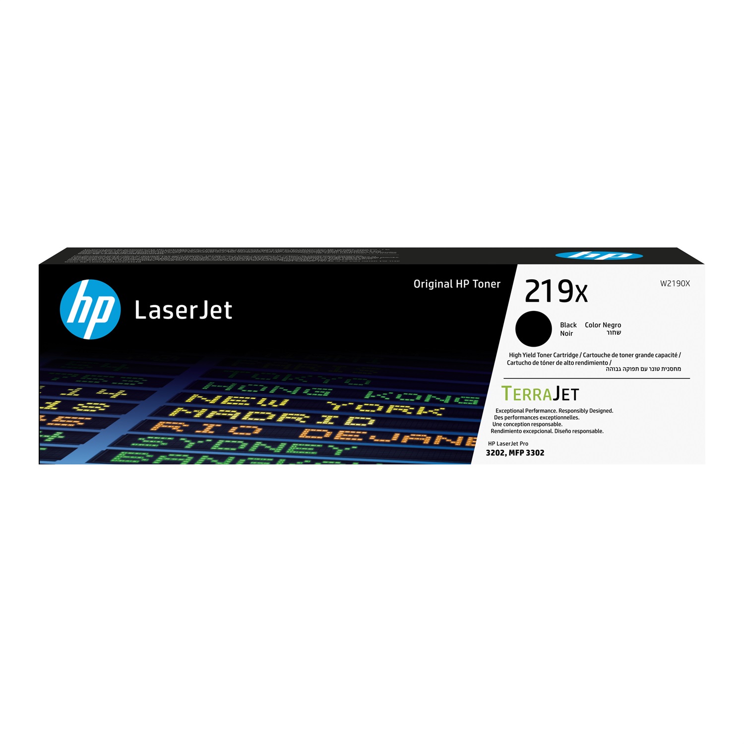 HP Toner Originale W2190X 219X Nero Alta Capacità ~3200 Pagine per Color LaserJet Pro