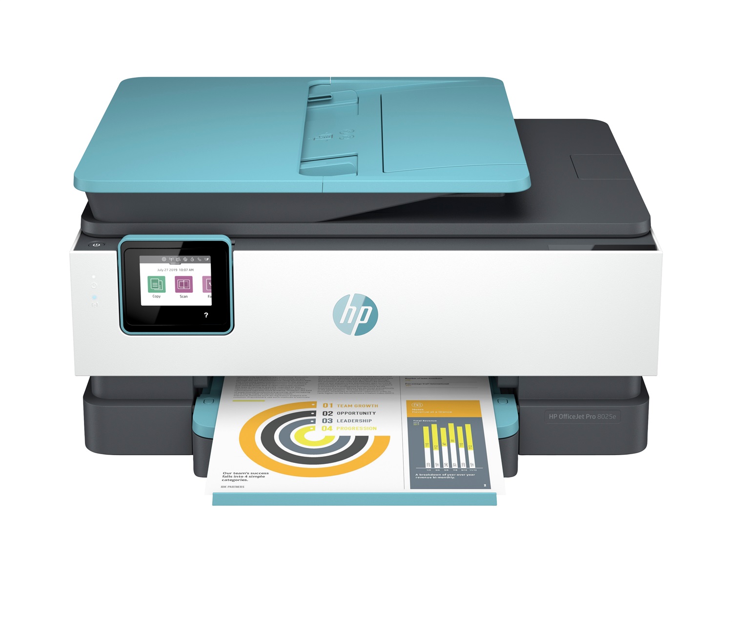 HP OfficeJet Pro 8025e Multifunzione Inkjet Wi-Fi A4 con Stampa Fronte-Retro Automatica, Scanner, Copia e Fax
