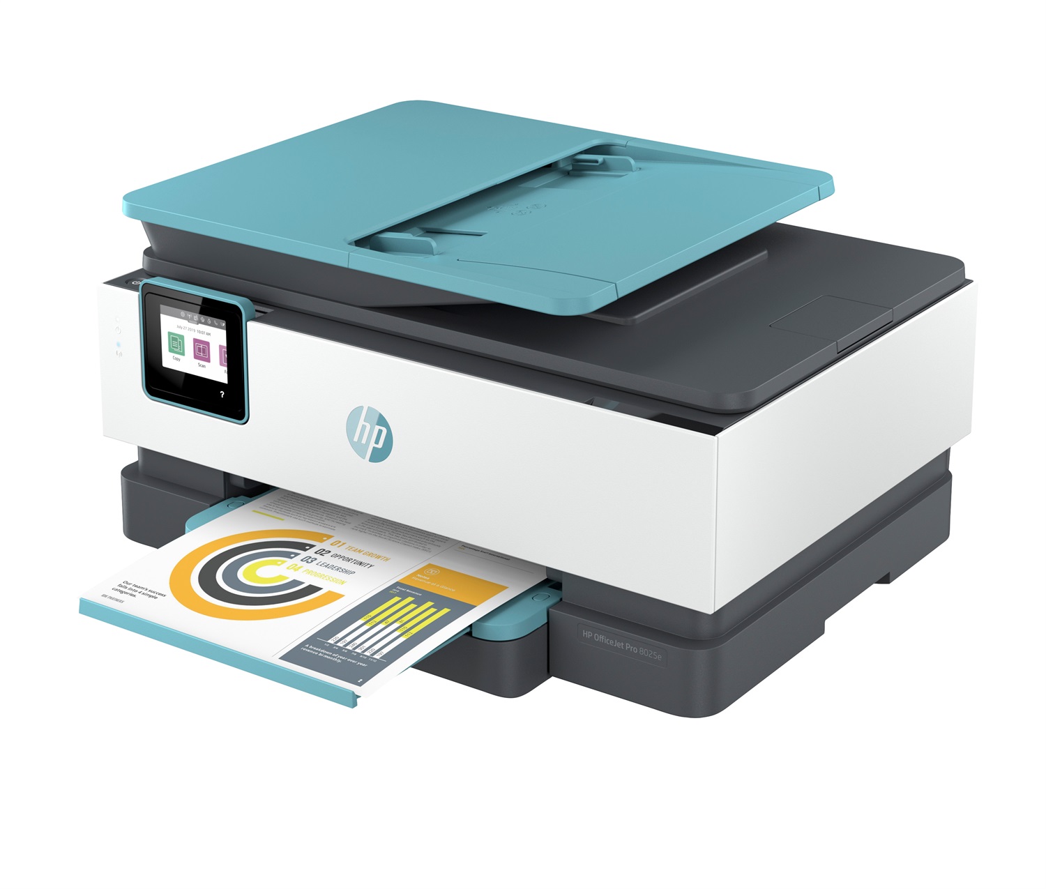 HP OfficeJet Pro 8025e Multifunzione Inkjet Wi-Fi A4 con Stampa Fronte-Retro Automatica, Scanner, Copia e Fax