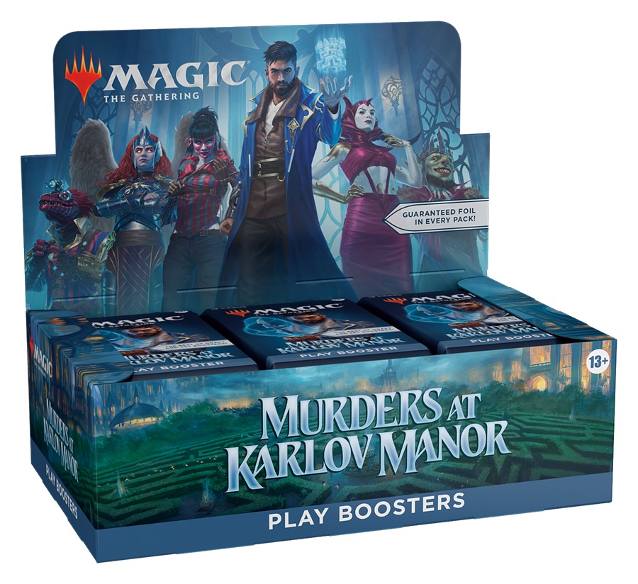 Wizards of The Coast Magic: The Gathering Murders at Karlov Manor - Espansione del gioco di carte, Play Booster Display da 36 Buste in Inglese