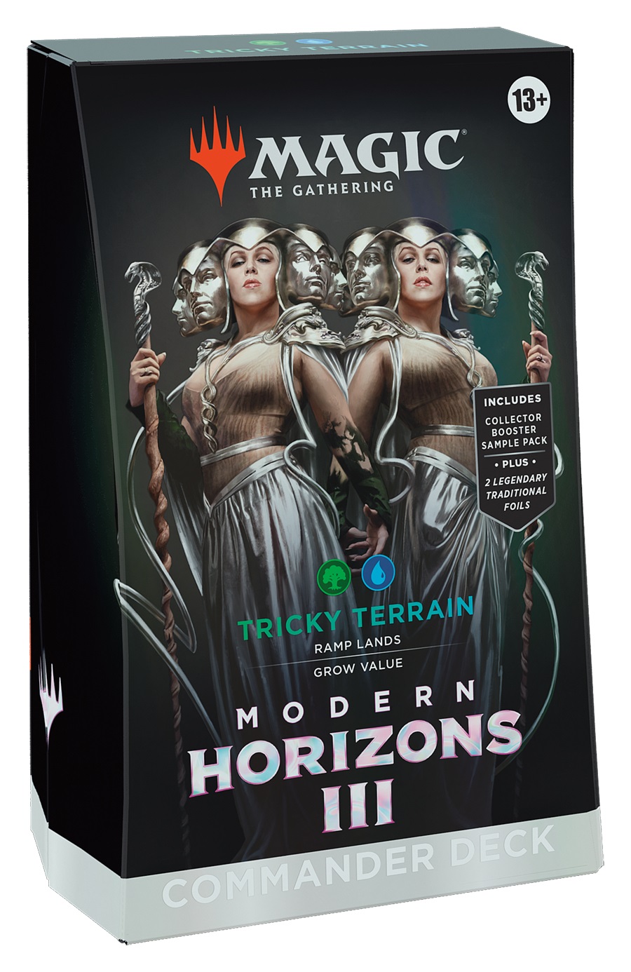 Magic: The Gathering Modern Horizons 3 - Espansione Commander Deck Bundle con 4 Mazzi (Graveyard Overdrive, Tricky Terrain, Creative Energy, Eldrazi Incursion) in Inglese