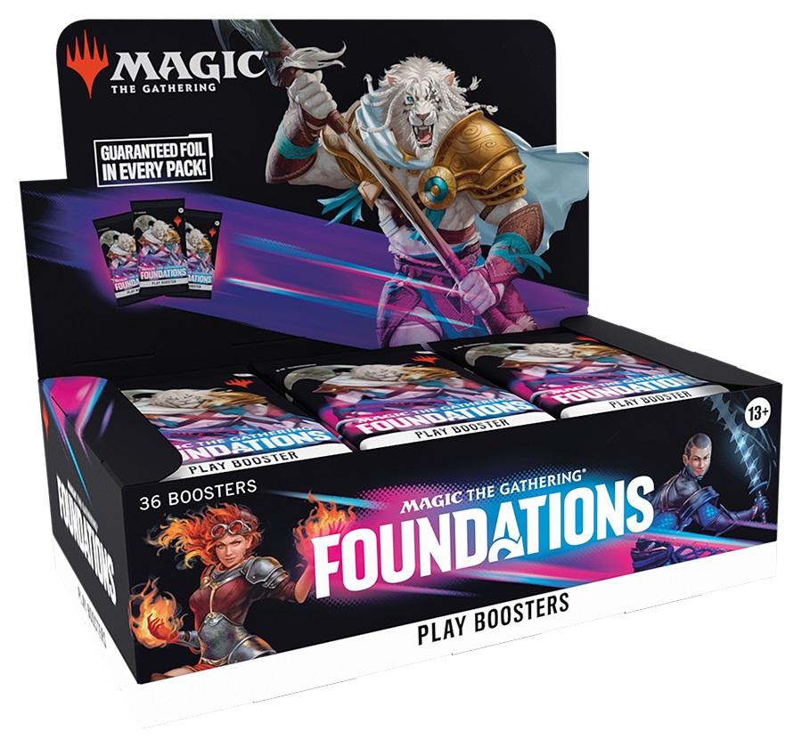 Wizards of the Coast Magic: the Gathering Foundations - Play Booster Display da 36 Bustine (Inglese)