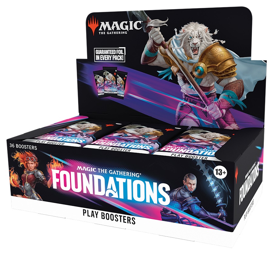 Wizards of the Coast Magic: the Gathering Foundations - Play Booster Display da 36 Bustine (Inglese)