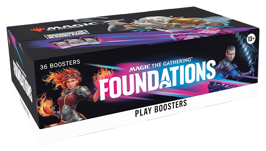 Wizards of the Coast Magic: the Gathering Foundations - Play Booster Display da 36 Bustine (Inglese)