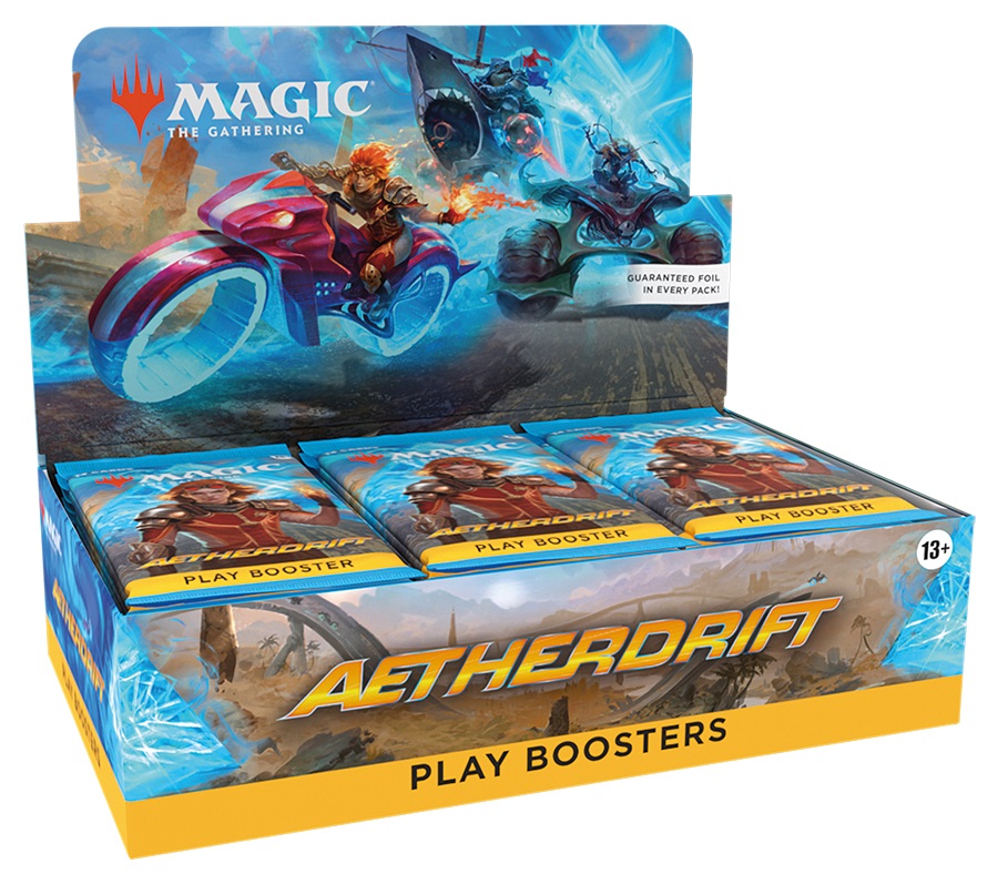 Wizards of the Coast Aetherdrift Play Booster Display - 30 Buste (Inglese) - Espansione di Magic: The Gathering