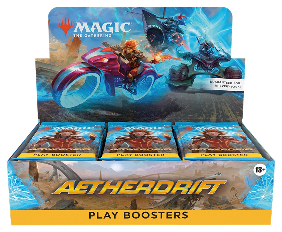 Wizards of the Coast Aetherdrift Play Booster Display - 30 Buste (Inglese) - Espansione di Magic: The Gathering