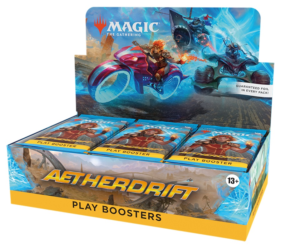 Wizards of the Coast Aetherdrift Play Booster Display - 30 Buste (Inglese) - Espansione di Magic: The Gathering