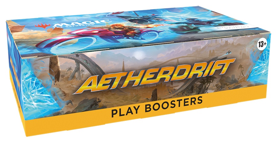 Wizards of the Coast Aetherdrift Play Booster Display - 30 Buste (Inglese) - Espansione di Magic: The Gathering