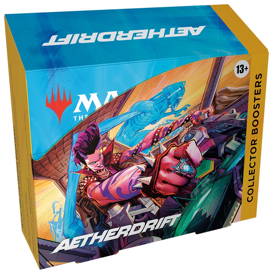 Wizards of the Coast Magic: The Gathering Aetherdrift Collector Booster Display - 12 Buste (180 Carte) - Versione Inglese