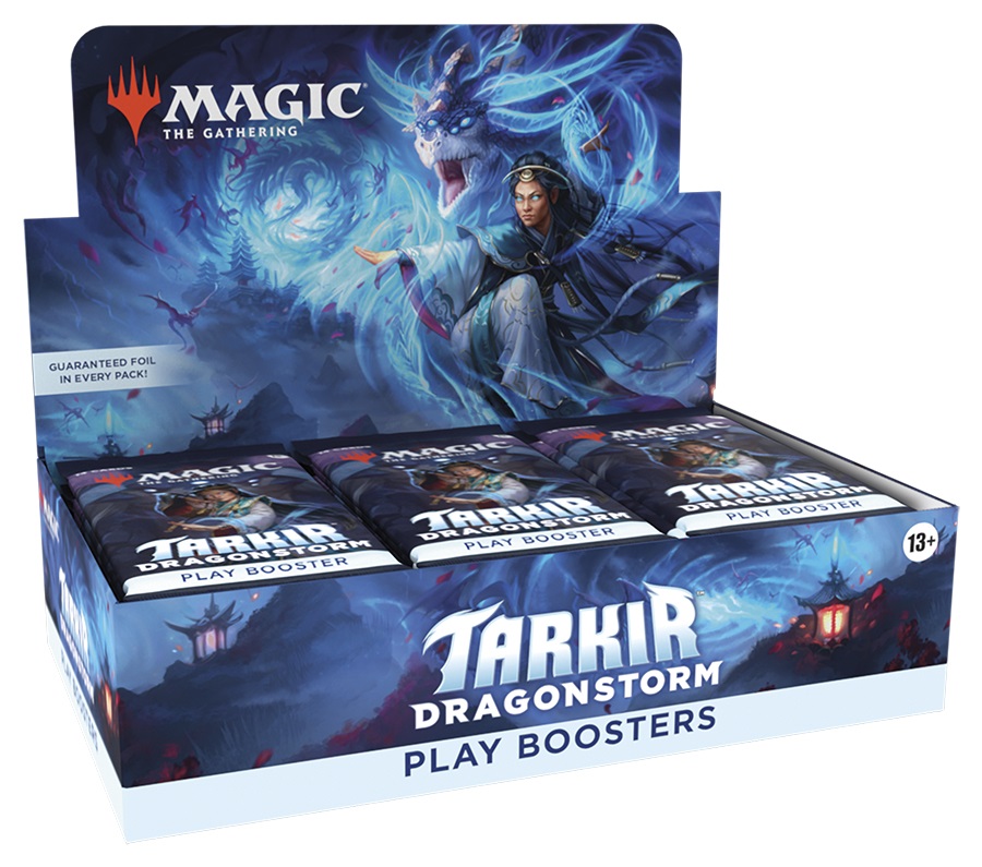 Magic: The Gathering Tarkir: Dragonstorm Play Booster Display - 30 Buste (Inglese) - Prodotto Sigillato per Giocatori e Collezionisti