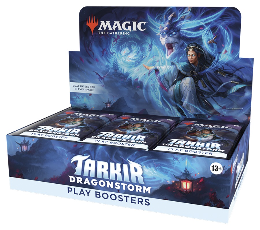 Magic: The Gathering Tarkir: Dragonstorm Play Booster Display - 30 Buste (Inglese) - Prodotto Sigillato per Giocatori e Collezionisti