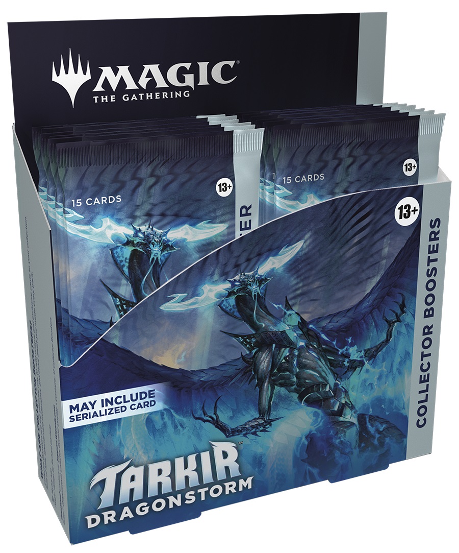 Magic: the Gathering Tarkir: Dragonstorm Collector Booster Display - 12 Bustine in Inglese per Giocatori e Collezionisti