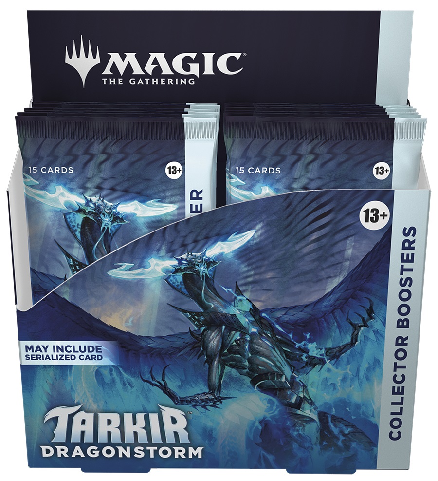 Magic: the Gathering Tarkir: Dragonstorm Collector Booster Display - 12 Bustine in Inglese per Giocatori e Collezionisti