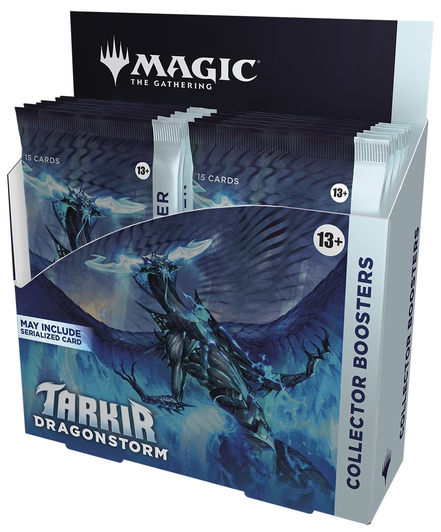 Magic: the Gathering Tarkir: Dragonstorm Collector Booster Display - 12 Bustine in Inglese per Giocatori e Collezionisti