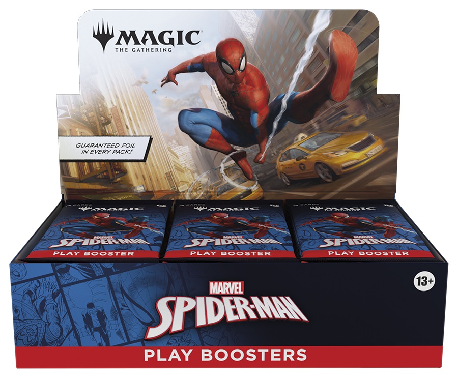 Wizards of The Coast Magic: the Gathering Play Booster Display Marvel's Spider-Man - 30 Buste in Inglese