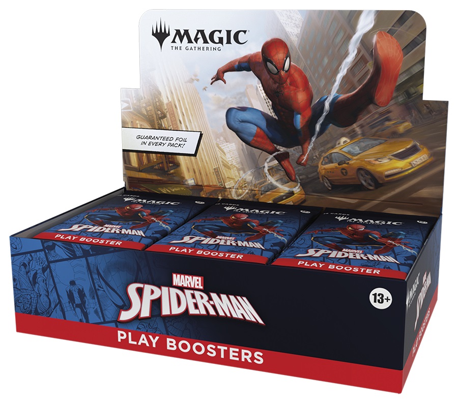 Wizards of The Coast Magic: the Gathering Play Booster Display Marvel's Spider-Man - 30 Buste in Inglese