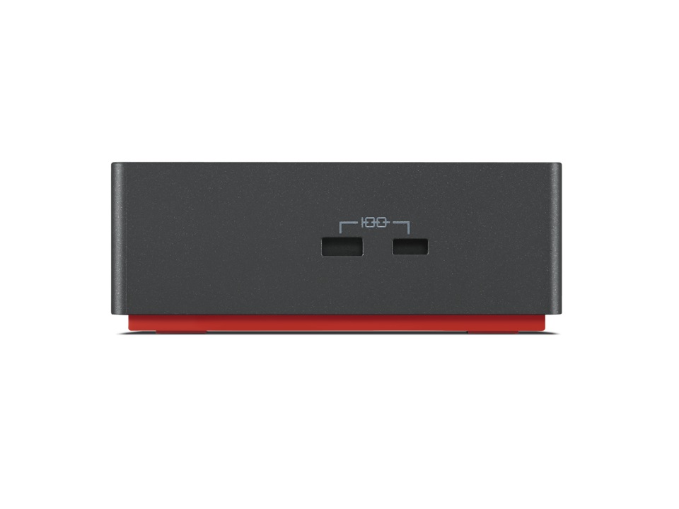 Lenovo 40B00300UK Replicatore di Porte e Docking Station Cablato Thunderbolt 4 per Notebook e Laptop - Nero, Rosso, fino a 230 W