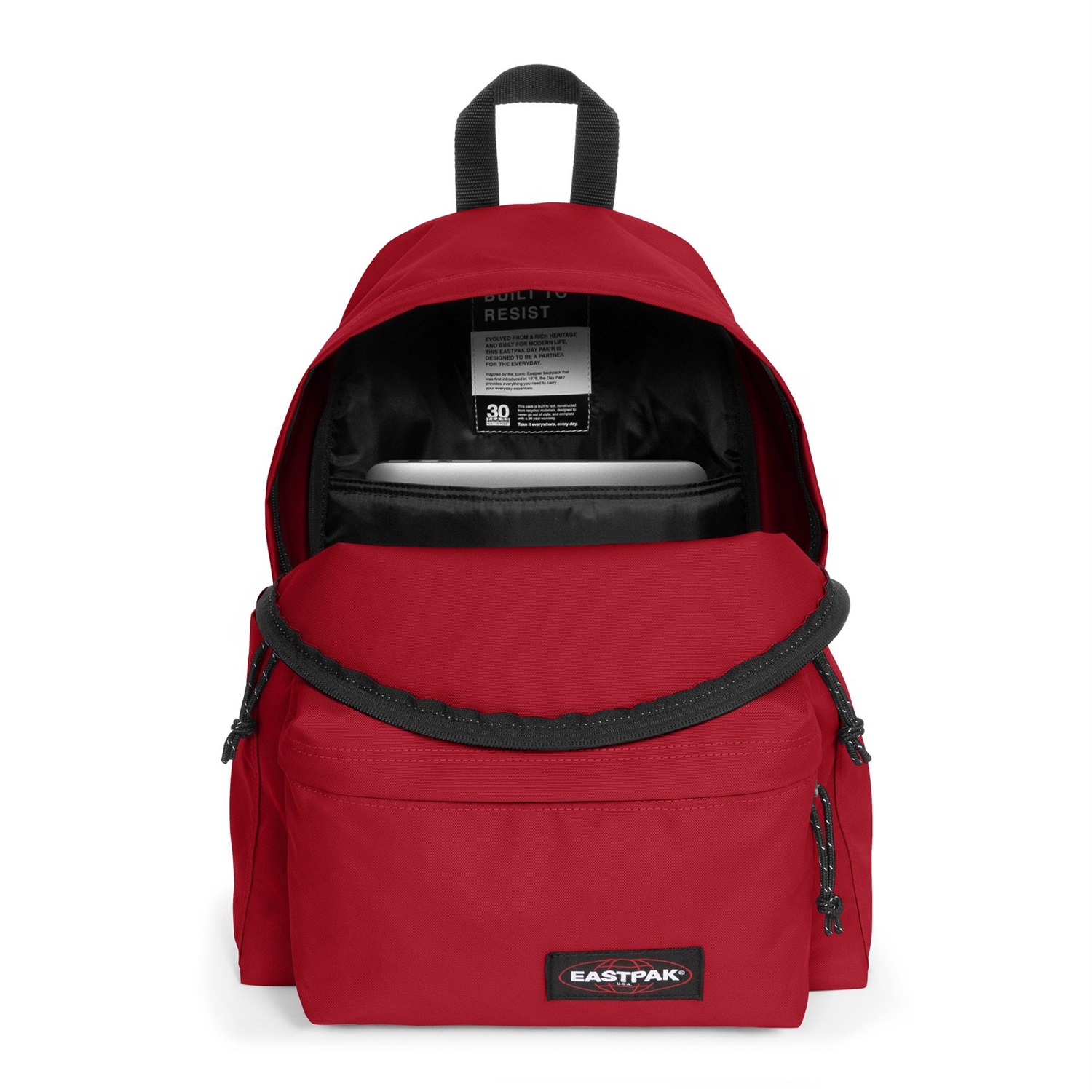 Eastpak Day Pak'r Scarlet Red - Zaino Unisex con Scomparto per Laptop e Tasche Multifunzionali