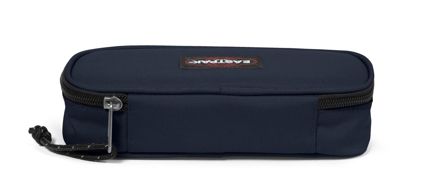Eastpak Oval Single Astuccio Ovale Ultra Marine in Nylon - Scomparto con Organizer per Penne, Dimensioni: 5x22x9 cm