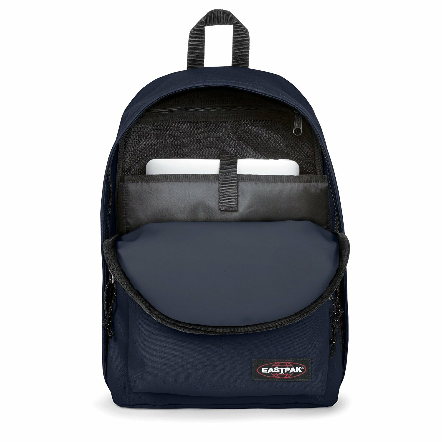 Eastpak Out Of Office Zaino Ultra Marine (Blu) 27L - Nylon, Tasca Imbottita per Laptop, Schienale Imbottito, Spallacci Regolabili