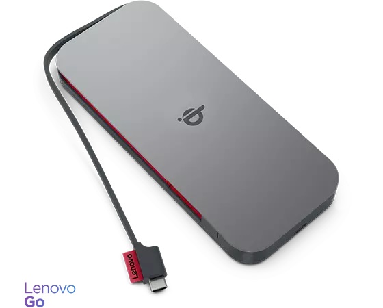 Lenovo GO Caricabatterie Portatile Wireless 10000 mAh Polimeri di Litio (LiPo) Power Delivery 30 W Grigio