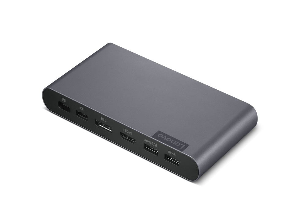 Lenovo USB-C Universal Business Dock Cablato con 2 x USB 3.2 Gen 2 (3.1 Gen 2) - Grigio