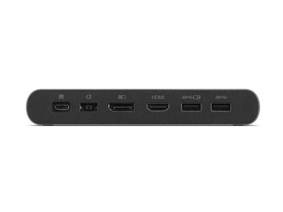 Lenovo USB-C Universal Business Dock Cablato con 2 x USB 3.2 Gen 2 (3.1 Gen 2) - Grigio