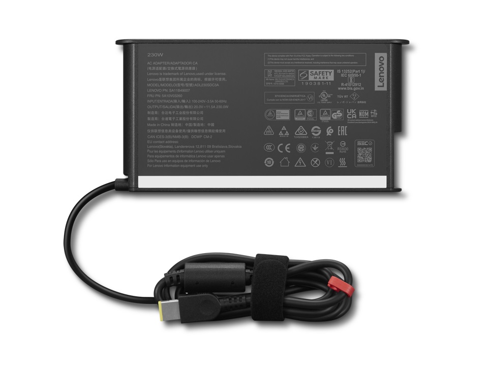 Lenovo Adattatore/Inverter Interno 230 W Nero - Modello 4X21L38742