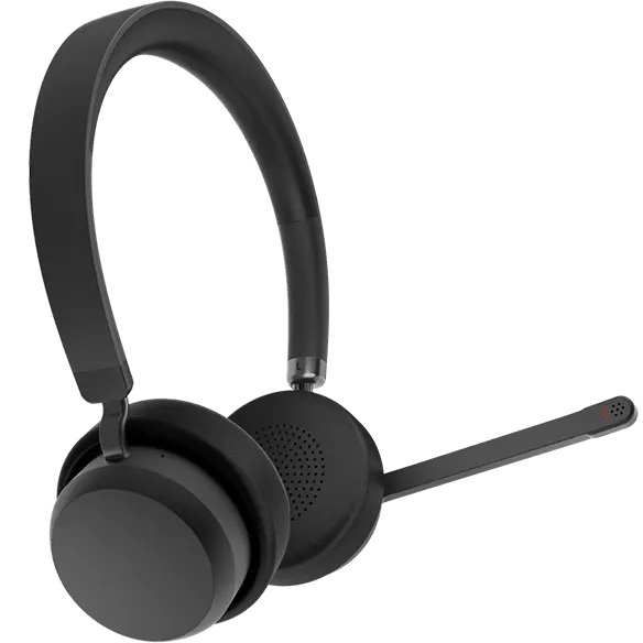 Lenovo 4XD1Q30302 Cuffie Stereo Wireless Bluetooth 5.3 con Microfono e Cancellazione del Rumore - Nero