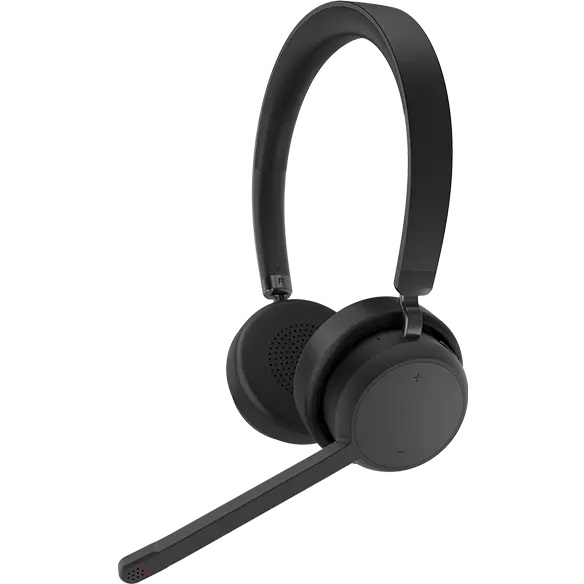 Lenovo 4XD1Q30302 Cuffie Stereo Wireless Bluetooth 5.3 con Microfono e Cancellazione del Rumore - Nero