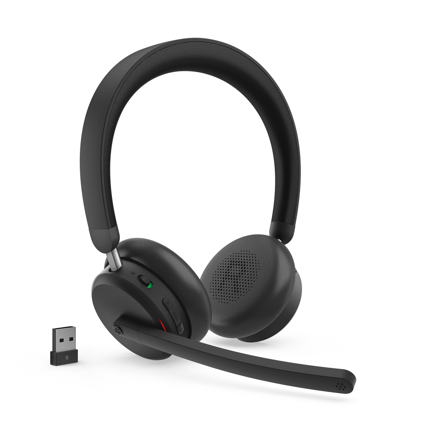 Lenovo ANC Headset 6550 - Auricolare Wireless A Padiglione per Ufficio con Connessione USB tipo-C