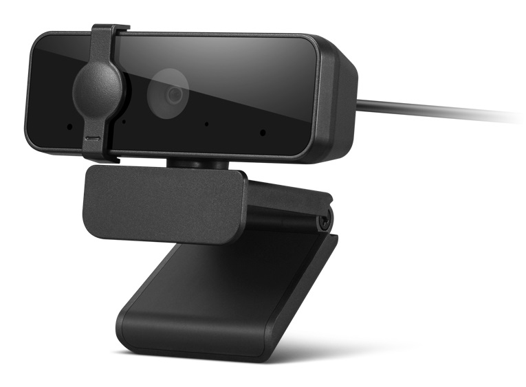 Lenovo 310 Webcam Full HD 1920x1080, USB 2.0, Nero, 30 fps, Angolo di Vista 85°