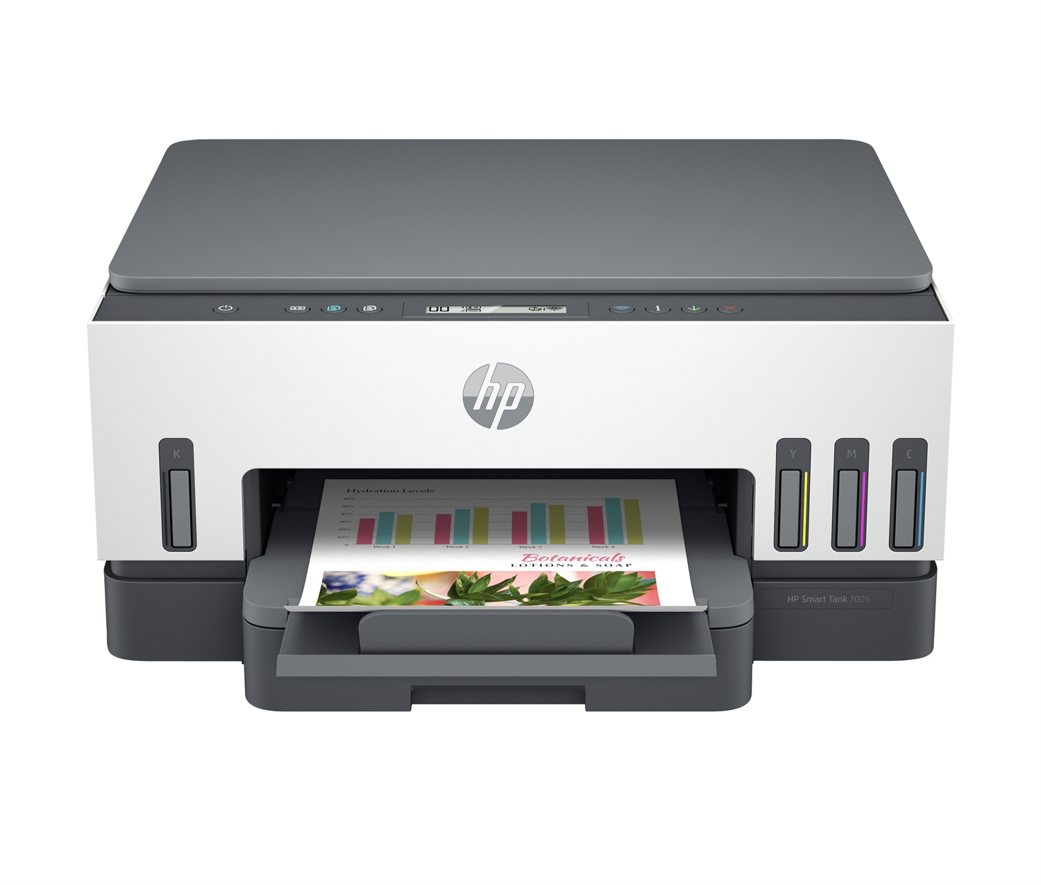 HP Smart Tank 7005 Stampante Multifunzione A4 Inkjet, Colore, 4 in 1, Wi-Fi, Stampa, Scansione, Copia, Fino a 15 ppm, Risoluzione 4800 x 1200 DPI