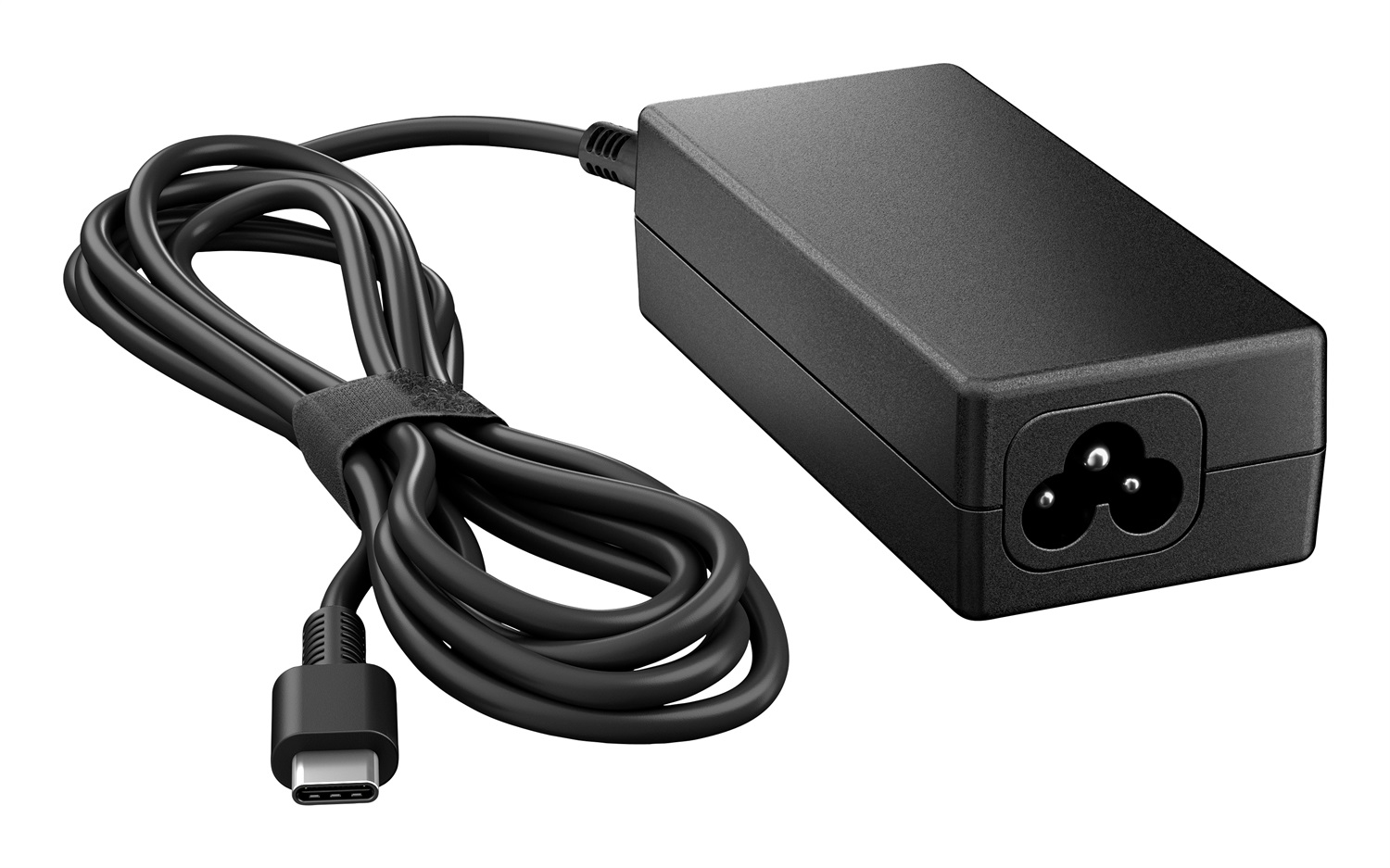 HP Adattatore CA USB-C da 45 W - Compatibile con Notebook e Tablet HP, Nero, Supporta 5V-15V